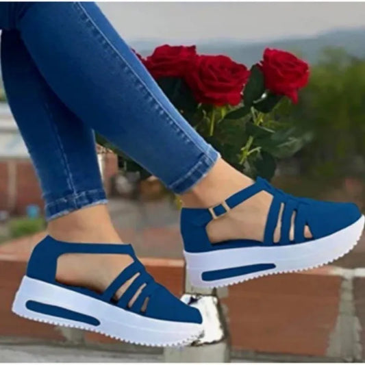 Women's Shoes 2023 Hot Sale Women's Vulcanize Shoes Summer New Casual Breathable Sport Shoes Platform Non Slip Women Sneakers