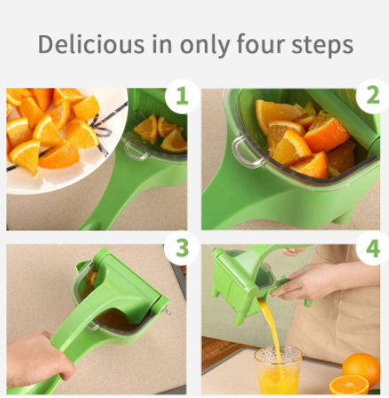 pipicars Manual Juice Squeezer Hand Pressure Orange Juicer