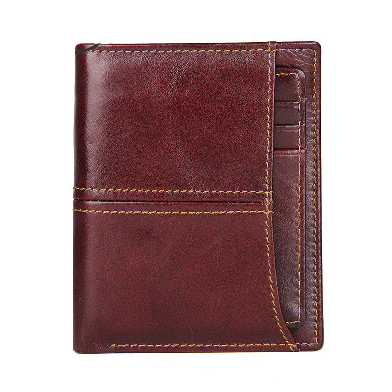 Fashionable men's leather wallet