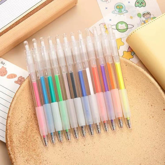 pipicars 12pcs/set 3D Jelly Pen DIY Mobile Phone Shell