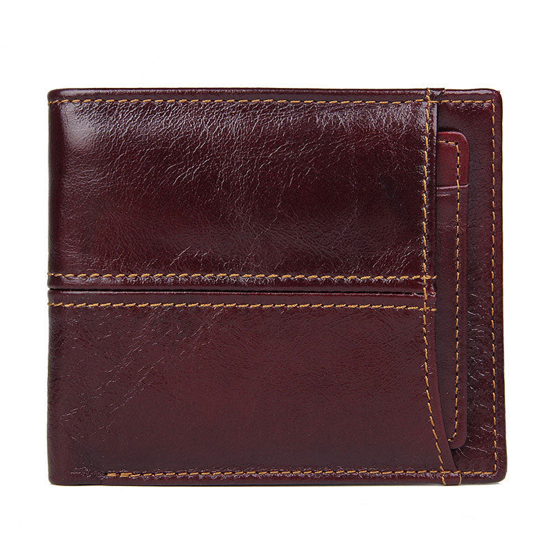 Fashionable men's leather wallet