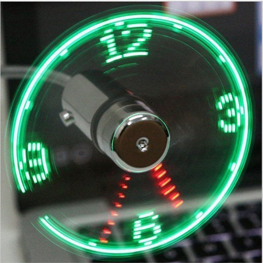 pipicars LED Clock USB Fan Portable Gadgets