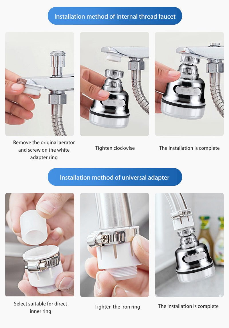 pipicars 360 Rotating Extender High Pressure Faucet