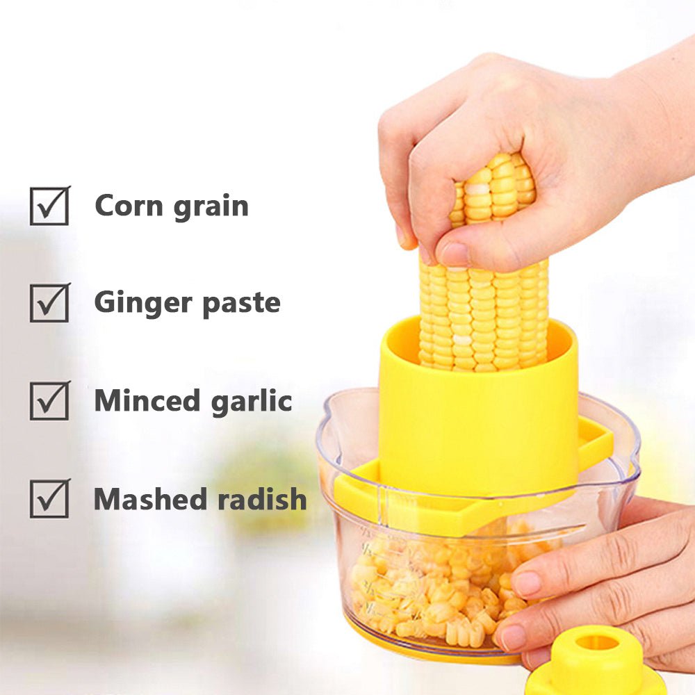 pipicars Corn Stripper With Measuring Cup Cob Cutter