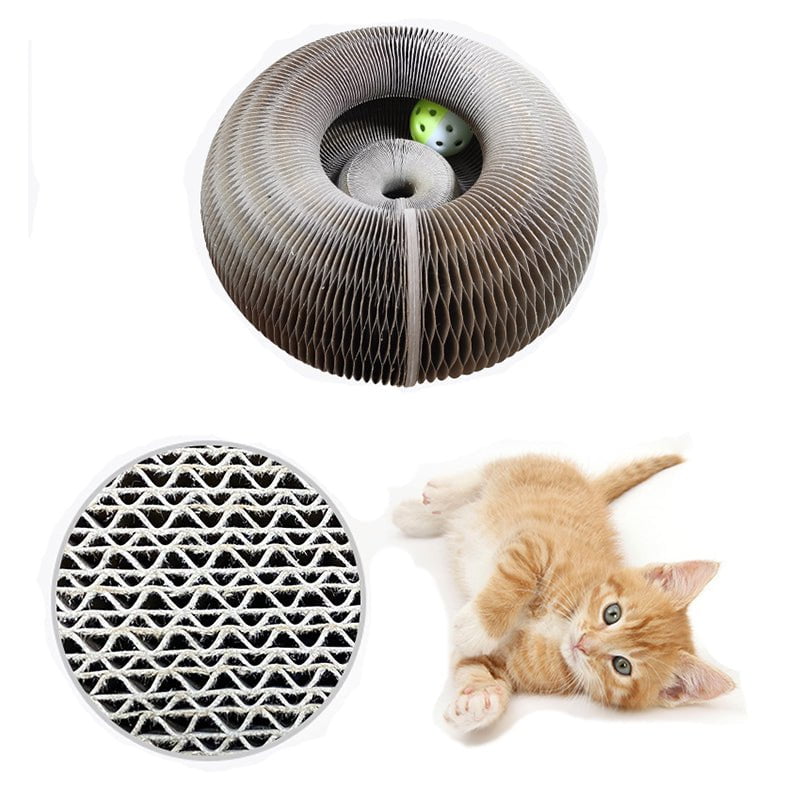 pipicars Funny Pet Cat Scratching Board Round Shape