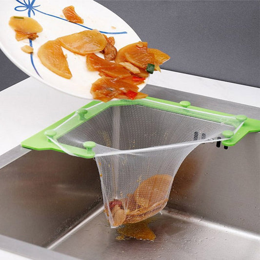 pipicars Home Kitchen Sink Triangular Filter Mesh Bag