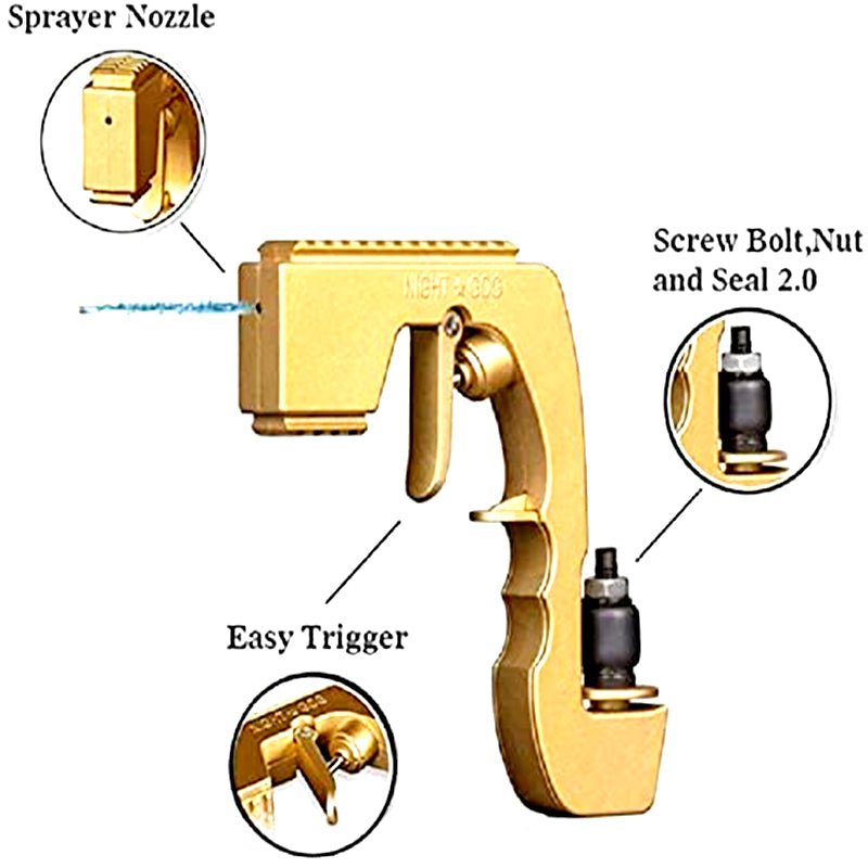 pipicars Champagne Wine Sprayer Bottle Spray Alloy Version Stopper Ejector Pop