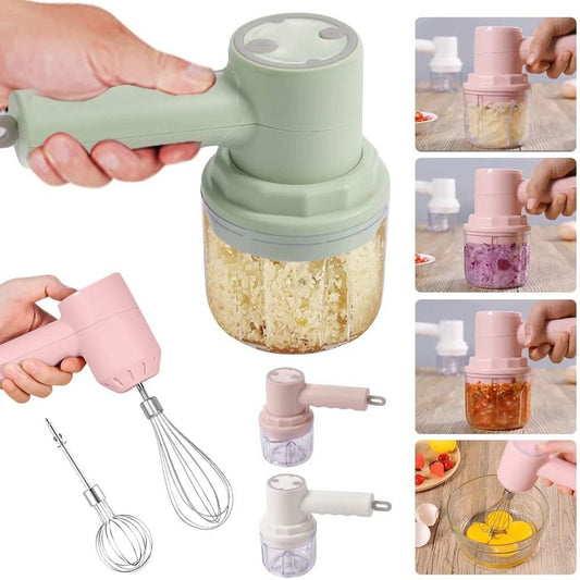 pipicars 3 In 1 Electric Blender Automatic Egg Whisk Milk Cream Beater